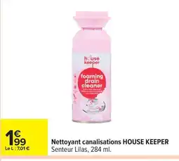 Carrefour HOUSE KEEPER Nettoyant canalisations offre