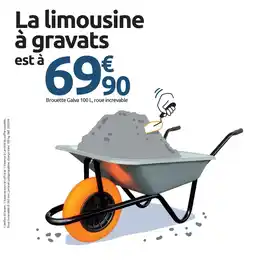 Mr Bricolage La limousine à gravats offre