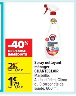 Carrefour CHANTECLAIR Spray nettoyant ménager offre