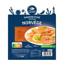 Carrefour Market Carrefour classic' saumon fumé offre