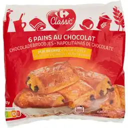 Carrefour Market Carrefour classic' pains au chocolat pur beurre surgelés offre