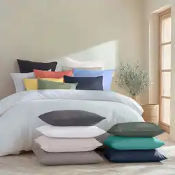 Carrefour Market Tex home linge de lit uni coton offre