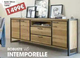 H&H Buffet metalo avec éclairage led offre