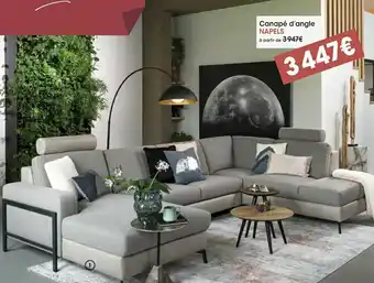H&H Canapé d'angle naples offre