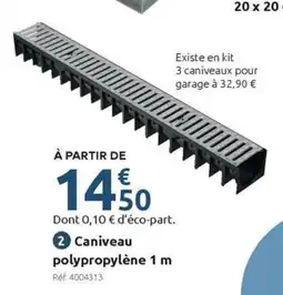 Mr Bricolage Caniveau polypropylène offre