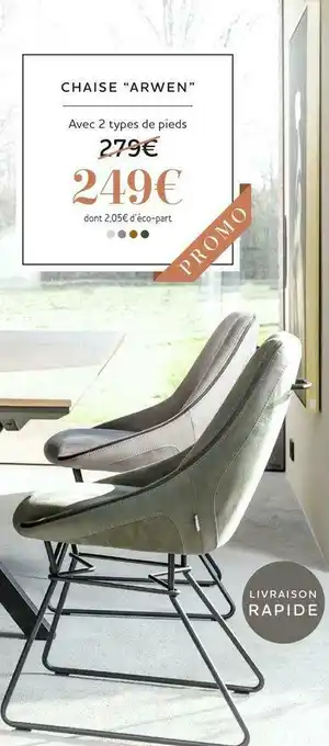 Xooon Chaise "arwen" offre