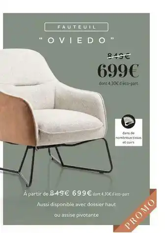 Xooon Fauteuil "oviedo" offre