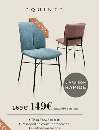Xooon Chaise "quint" offre
