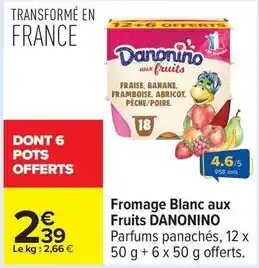 Danonino - fromage blanc aux fruits