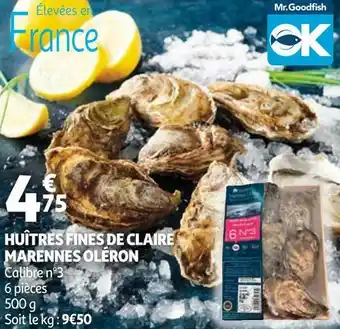 Hußtres fines de claire marennes oléron