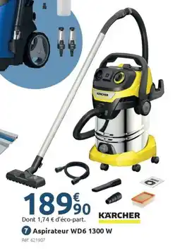Mr Bricolage Aspirateur wd6 1300 w karcher offre