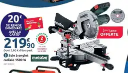 Mr Bricolage Scie à onglet radiale 1500 w offre