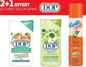 Auchan Dop bon plan sur la gamme des produits de la marque dop offre