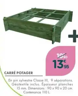 Point Vert Carré potager offre