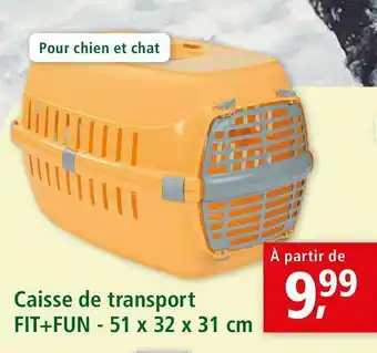 Maxi Zoo Fit+fun caisse de transport offre