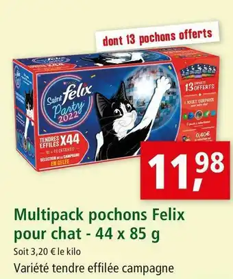 Maxi Zoo Felix multipack pochons felix pour chat offre