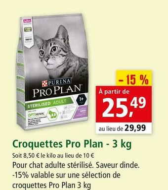Maxi Zoo Pro plan croquettes offre