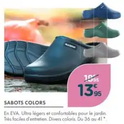 Point Vert Sabots colors offre