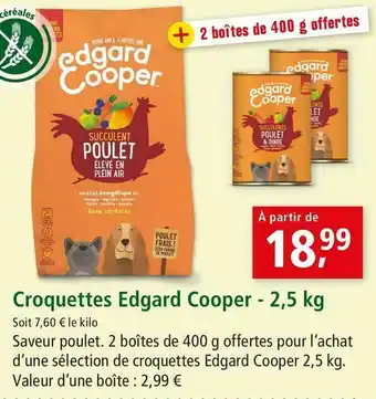 Maxi Zoo Edgard cooper croquettes offre