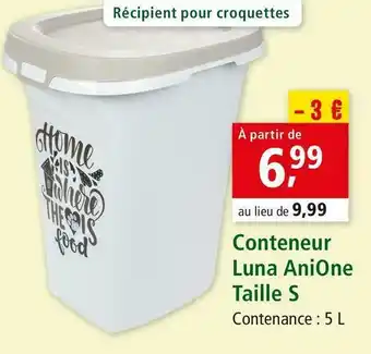 Conteneur luna anione taille s