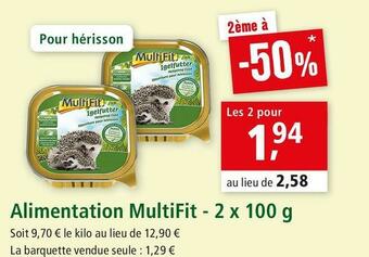 Maxi Zoo Multifit alimentation offre