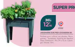 Point Vert Jardinière sur pied izigarden 80 offre