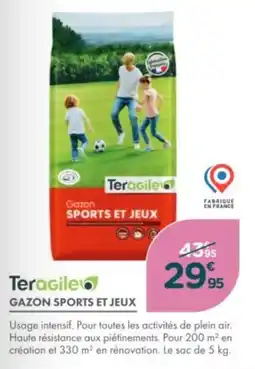 Point Vert Teragile gazon sports et jeux offre