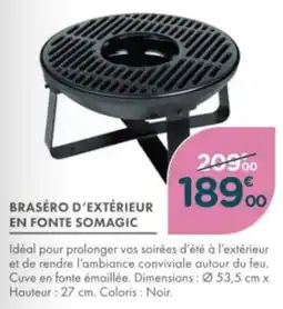 Point Vert Braséro d'extérieur en fonte somagic offre