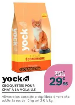 Point Vert Yock croquettes pour chat à la volaille offre
