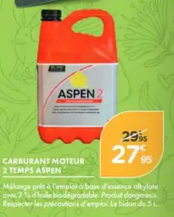 Point Vert Carburant moteur 2 temps aspen offre