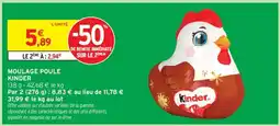 Intermarché Moulage Poule Kinder offre