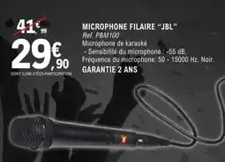 E.Leclerc MICROPHONE FILAIRE “JBL” offre