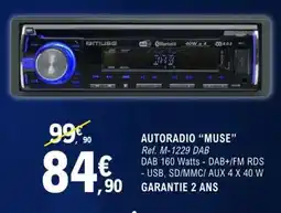 E.Leclerc AUTORADIO “MUSE” offre