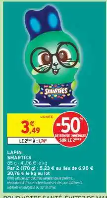 Intermarché LAPIN SMARTIES offre