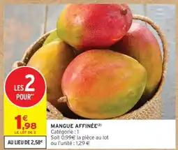 Intermarché MANGUE AFFINÉE offre