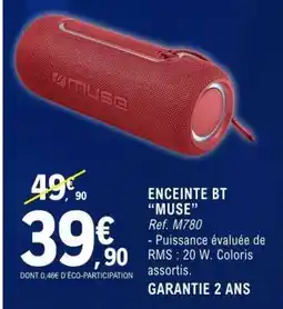 E.Leclerc ENCEINTE BT “MUSE” offre