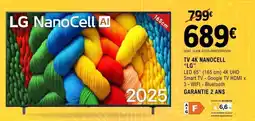 E.Leclerc TV 4K NANOCELL LG offre