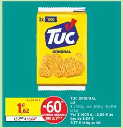 Intermarché TUC ORIGINAL LU offre