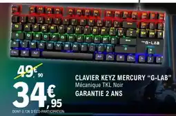 E.Leclerc CLAVIER KEYZ MERCURY G-LAB offre