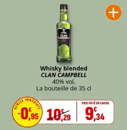 Coccimarket Whisky blended clan campbell offre
