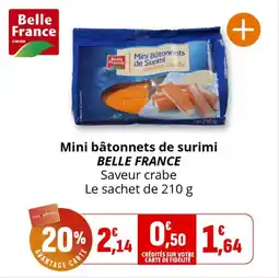 Coccimarket Mini bâtonnets de surimi belle france offre