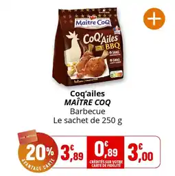 Coccimarket Coq'ailes maître coq offre