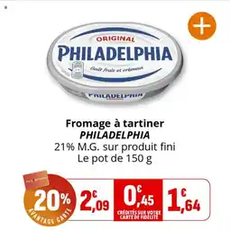Coccimarket Fromage à tartiner philadelphia offre