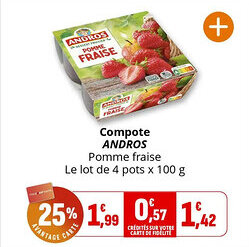 Coccimarket Compote andros offre