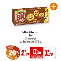 Coccimarket Mini biscuit bn offre