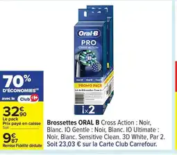 Carrefour ORAL B Brossettes offre