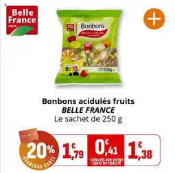 Coccimarket Bonbons acidulés fruits belle france offre