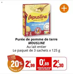 Coccimarket Purée de pomme de terre mousline offre