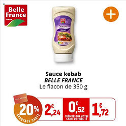 Coccimarket Sauce kebab belle france offre