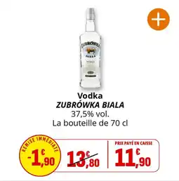 Coccimarket Vodka zubrówka biala offre